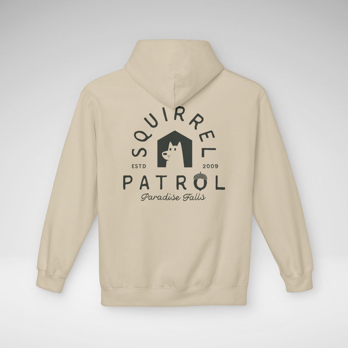 Squirrel Patrol Hoodie | Unisex Midweight Softstyle Fleece