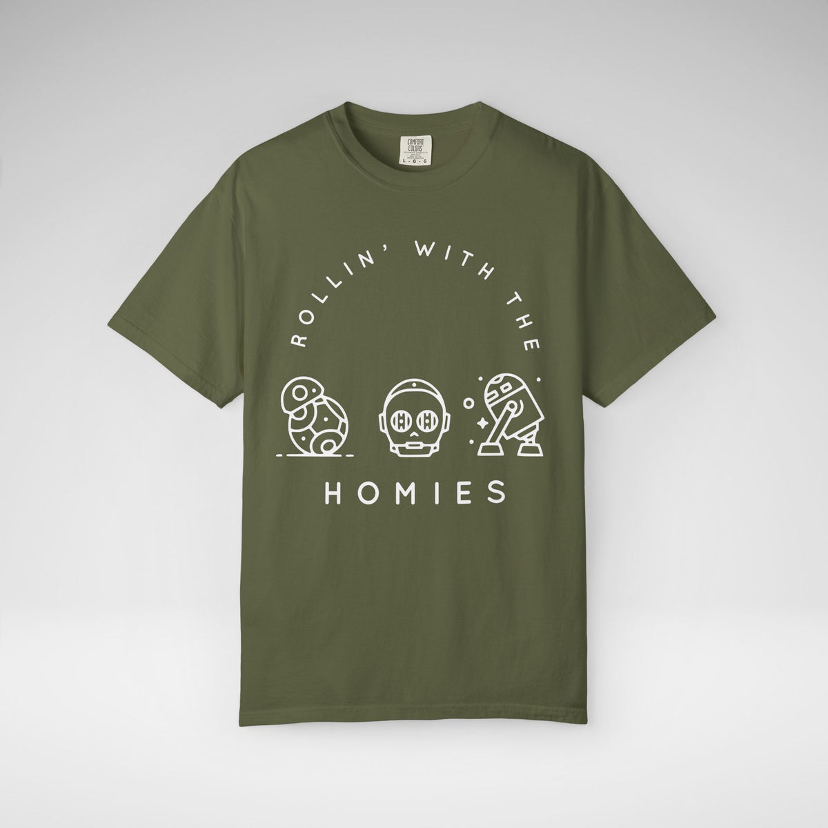 Rollin’ With The Homies Comfort Colors Unisex Garment-Dyed T-shirt