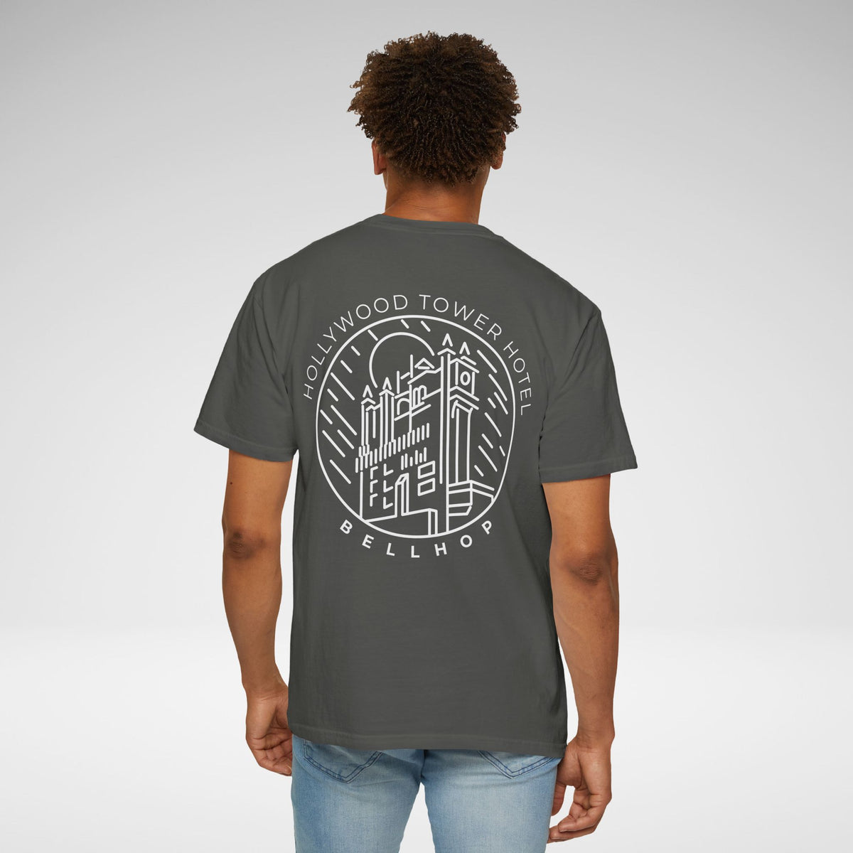 Hollywood Tower Hotel Bellhop Comfort Colors Unisex Garment-Dyed T-shirt