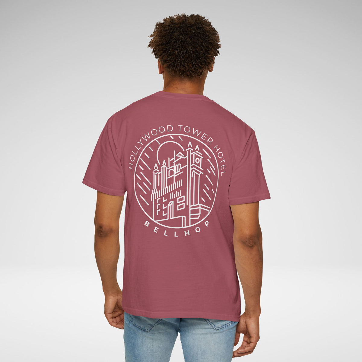 Hollywood Tower Hotel Bellhop Comfort Colors Unisex Garment-Dyed T-shirt
