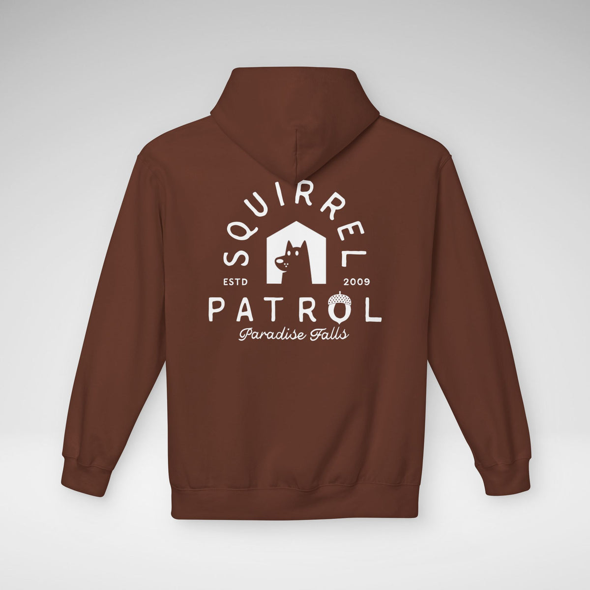 Squirrel Patrol Hoodie | Unisex Midweight Softstyle Fleece