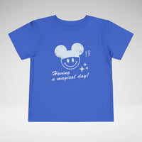 Having A Magical Day Toddler Bella Canvas Short Sleeve Tee