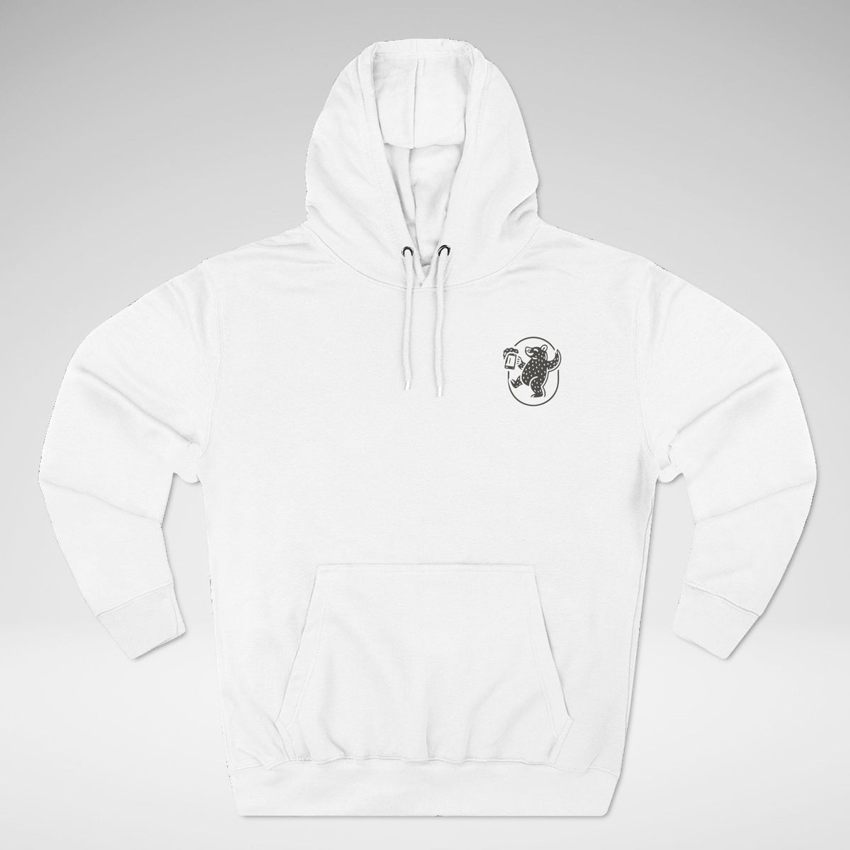 Country Bear Brown Ale Lane Seven Fleece Hoodie
