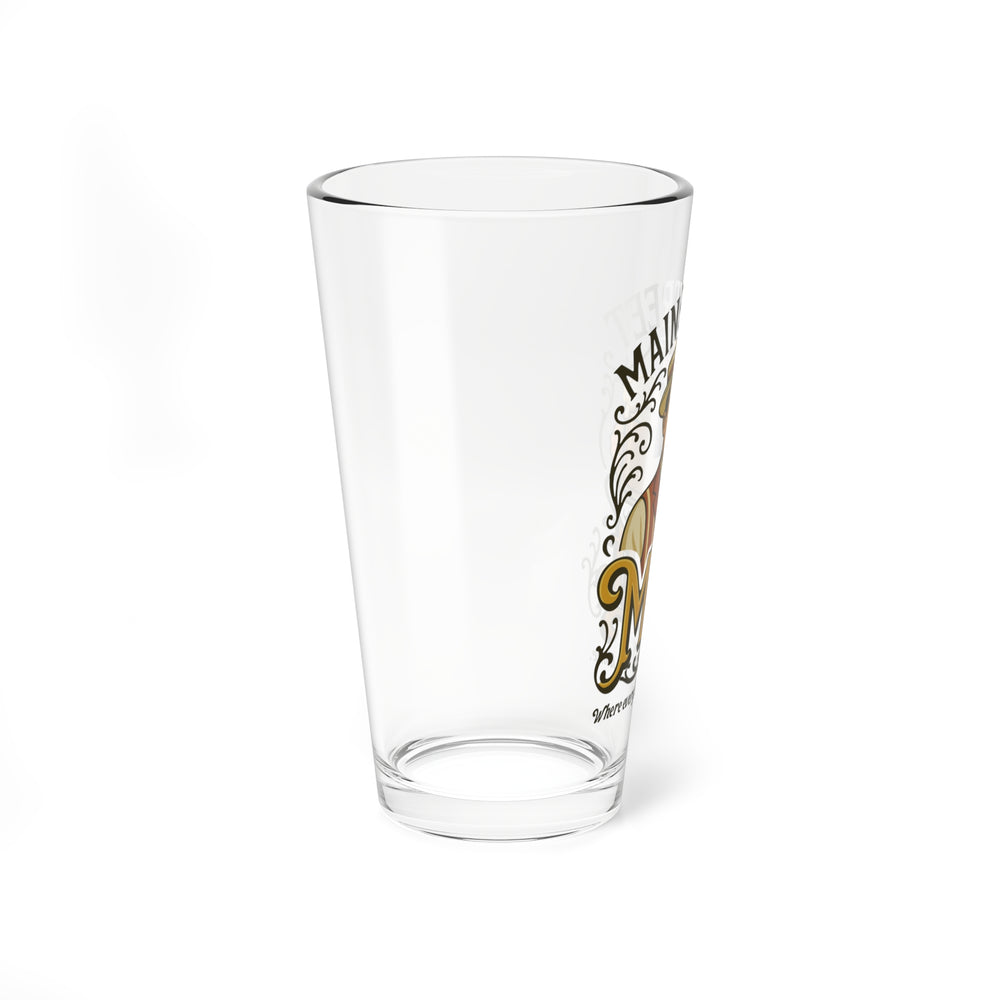 Main Street Malt Glass 16oz