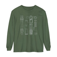 Lightsabers Comfort Colors Unisex Garment-dyed Long Sleeve T-Shirt