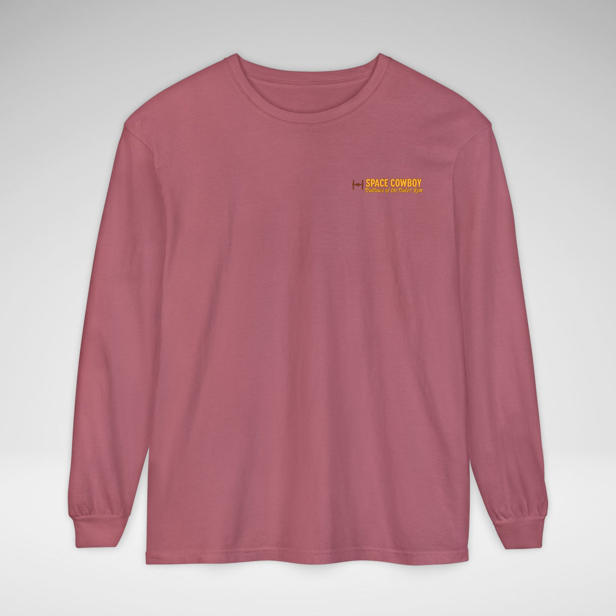 Space Cowboy Outlaws of the Outer Rim Comfort Colors Unisex Garment-dyed Long Sleeve T-Shirt