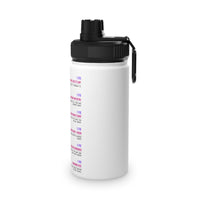 Park Day Hydration Tracker Stainless Steel Water Bottle with Sports Lid