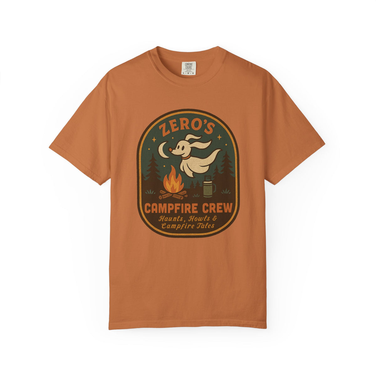 Zero's Campfire Crew Comfort Colors Unisex Garment-Dyed T-shirt