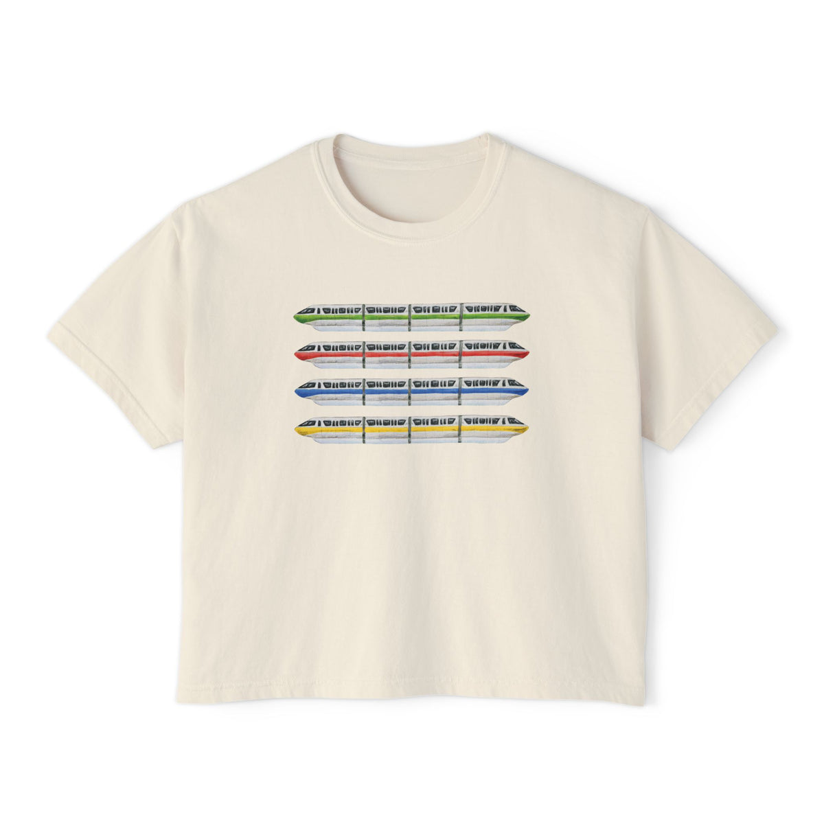 Monorails Comfort Colors Women's Boxy Tee