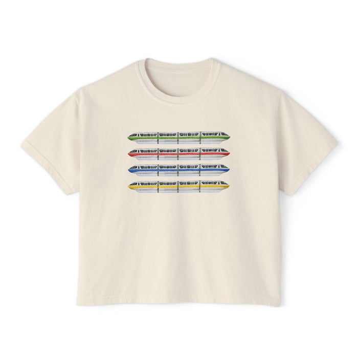 Monorails Comfort Colors Women's Boxy Tee