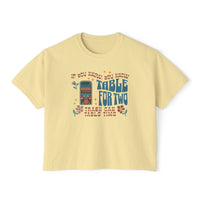 Table For Two Comfort Colors Women's Boxy Tee