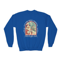 The Most Magical Time of the Year Gildan Youth Crewneck Sweatshirt