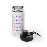 Park Day Hydration Tracker Stainless Steel Water Bottle with Sports Lid