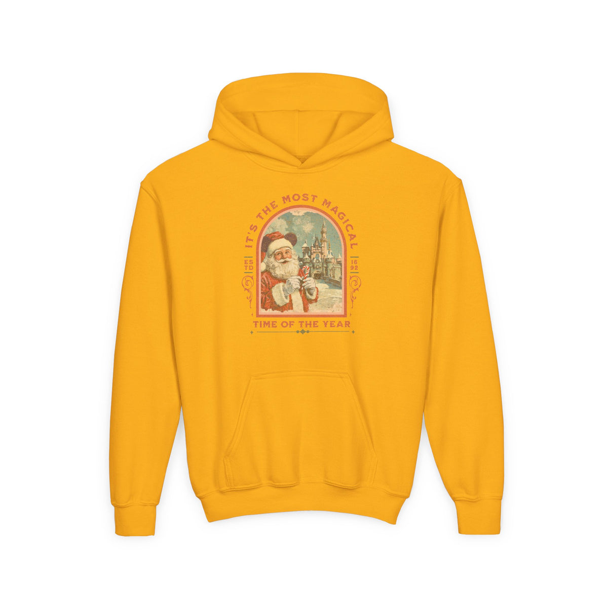 The Most Magical Time of the Year Gildan Youth Heavy Blend Hooded Sweatshirt