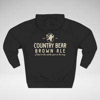 Country Bear Brown Ale Lane Seven Fleece Hoodie