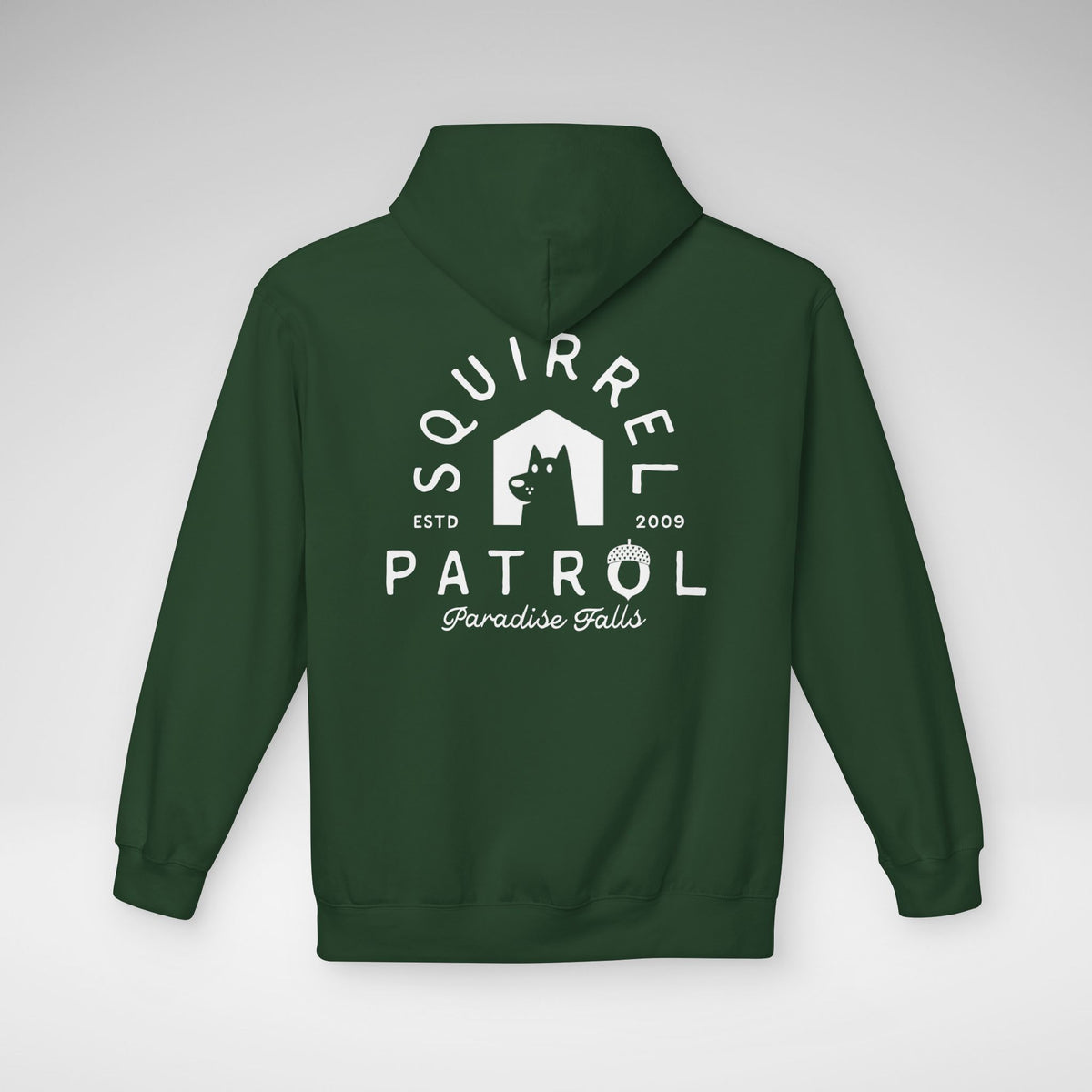 Squirrel Patrol Hoodie | Unisex Midweight Softstyle Fleece