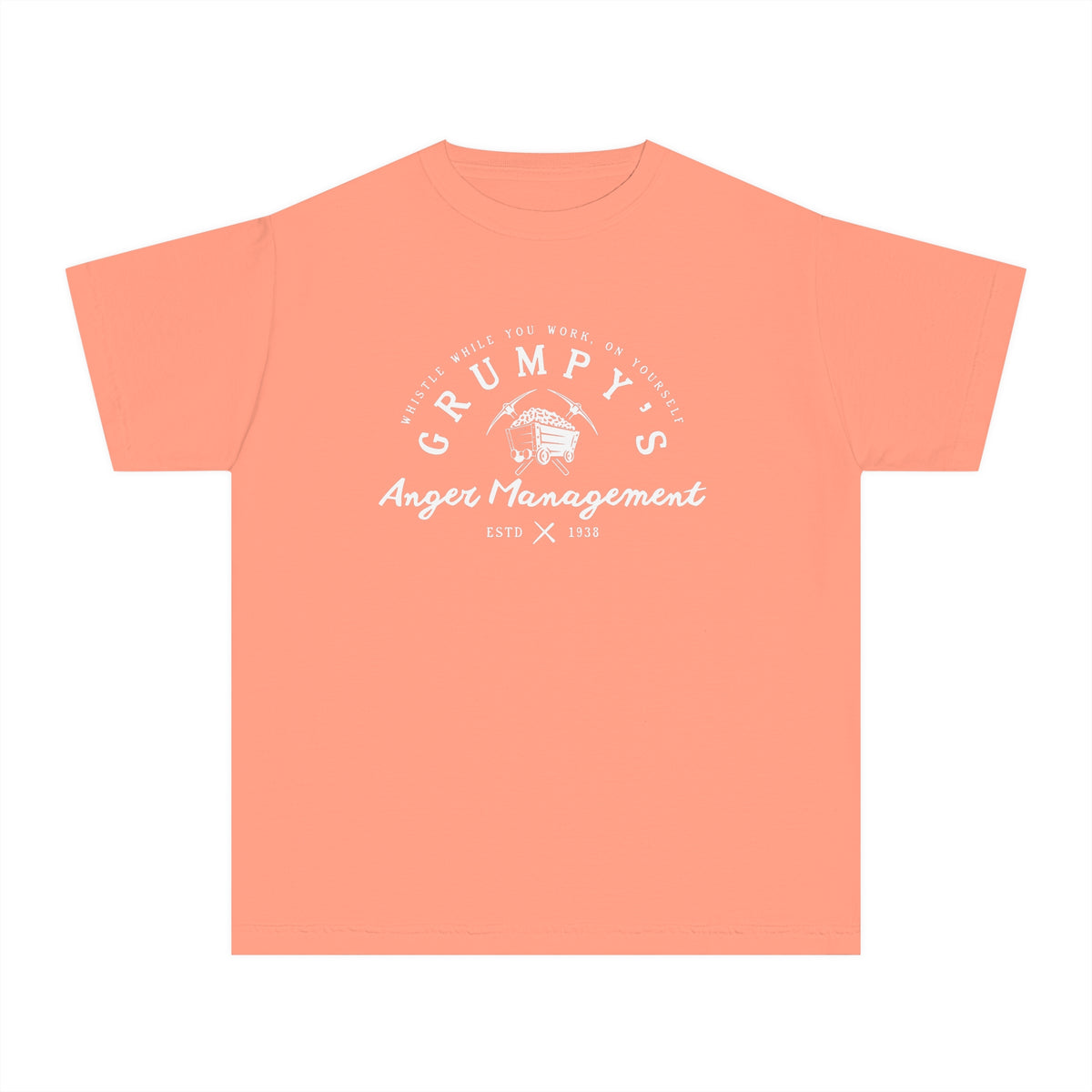Grumpy’s Anger Management Comfort Colors Youth Midweight Tee
