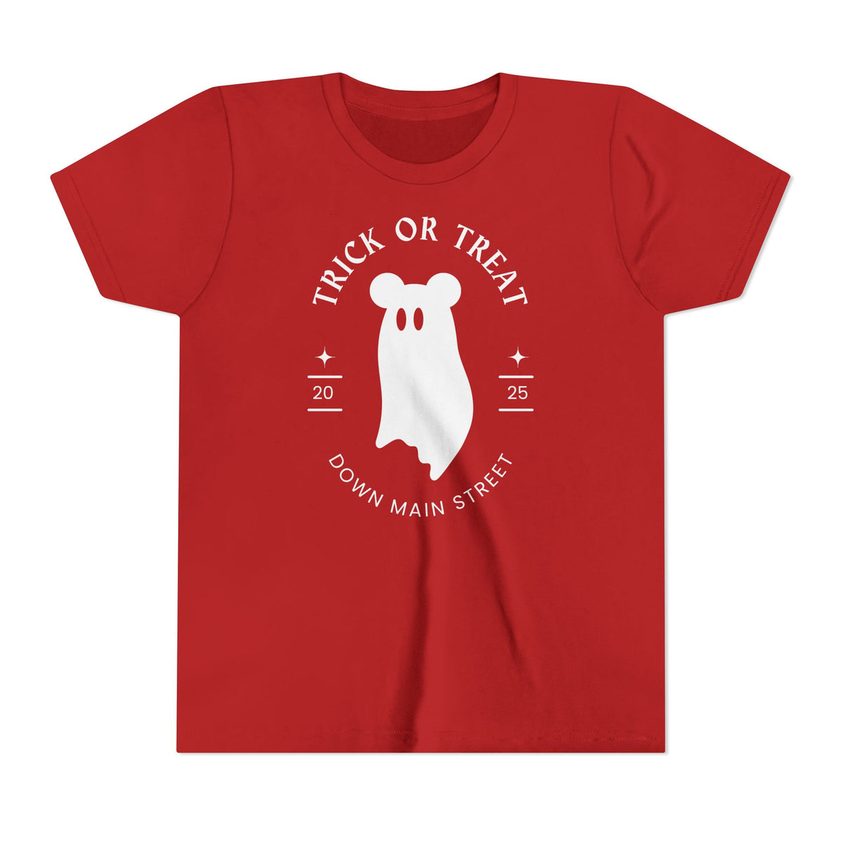 Trick or Treat Down Main Street Youth Short Sleeve Tee