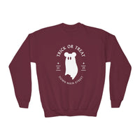 Trick or Treat Down Main Street Youth Crewneck Sweatshirt