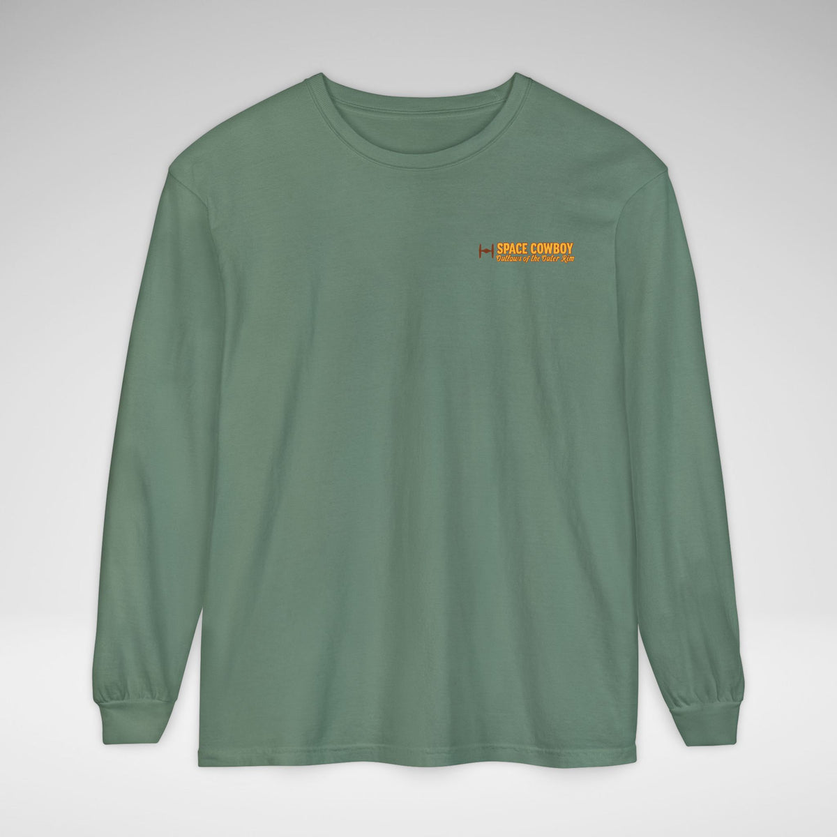 Space Cowboy Outlaws of the Outer Rim Comfort Colors Unisex Garment-dyed Long Sleeve T-Shirt