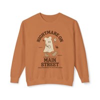 Nightmare on Main Street Unisex Lightweight Comfort Colors Crewneck Sweatshirt