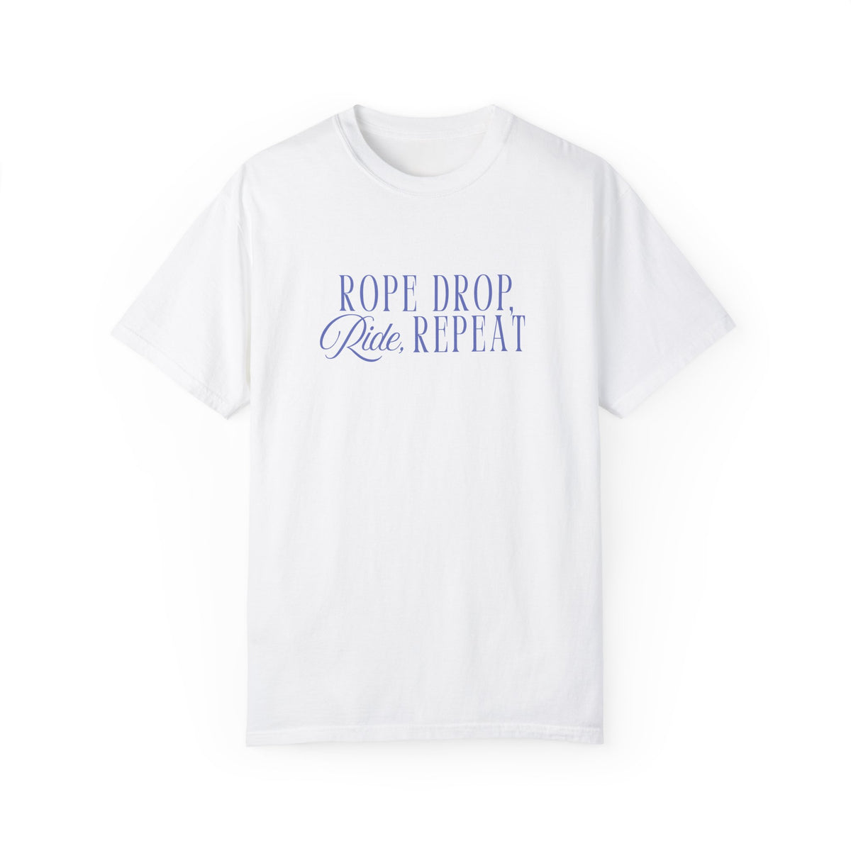 Rope Drop, Ride, Repeat Comfort Colors Unisex Garment-Dyed T-shirt