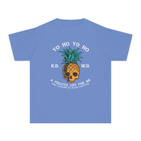 Yo Ho Pirates Life For Me Comfort Colors Youth Midweight Tee