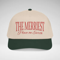The Merriest Place on Earth Embroidered Christmas Hat
