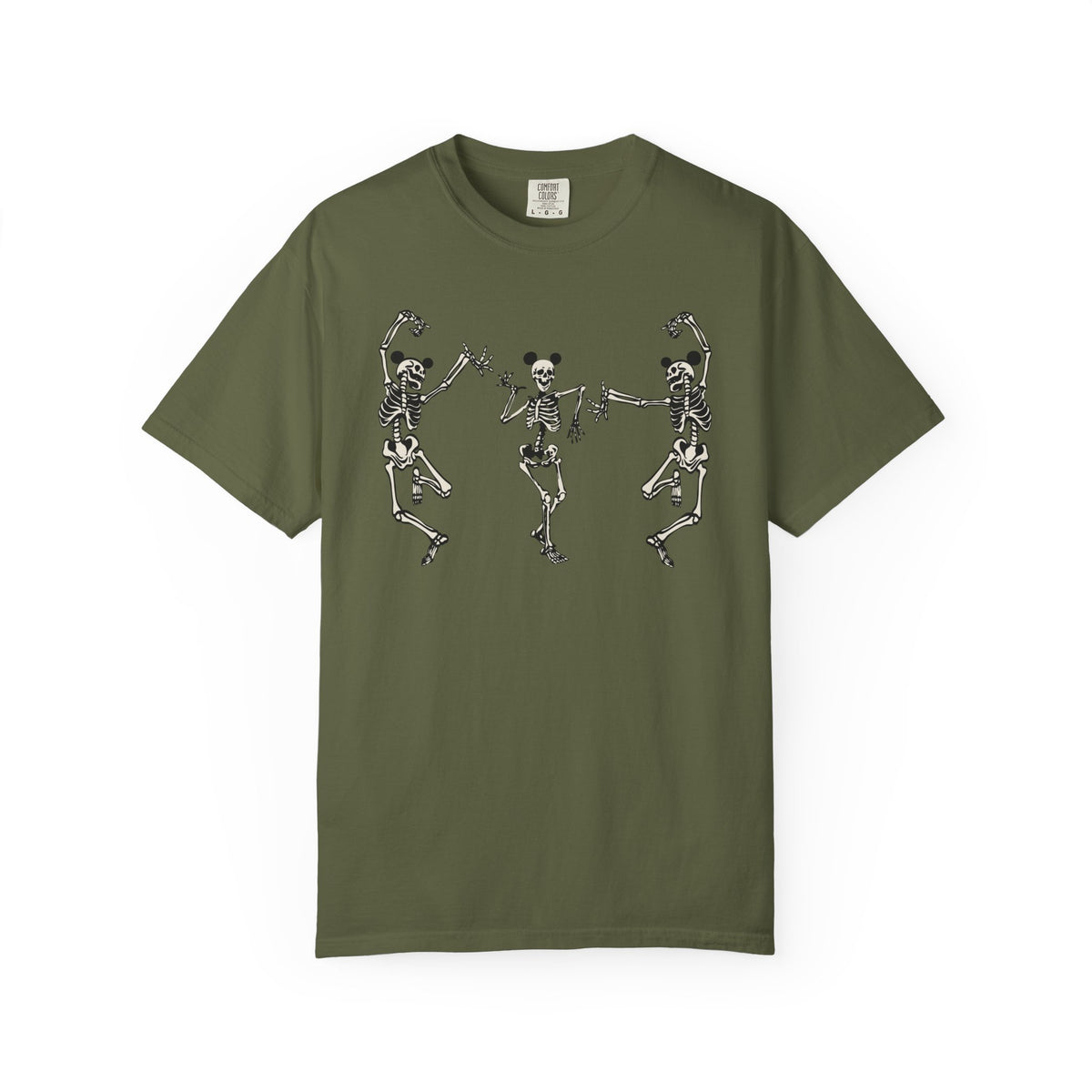 Dancing Skeletons with Ears Comfort Colors Unisex Garment-Dyed T-shirt