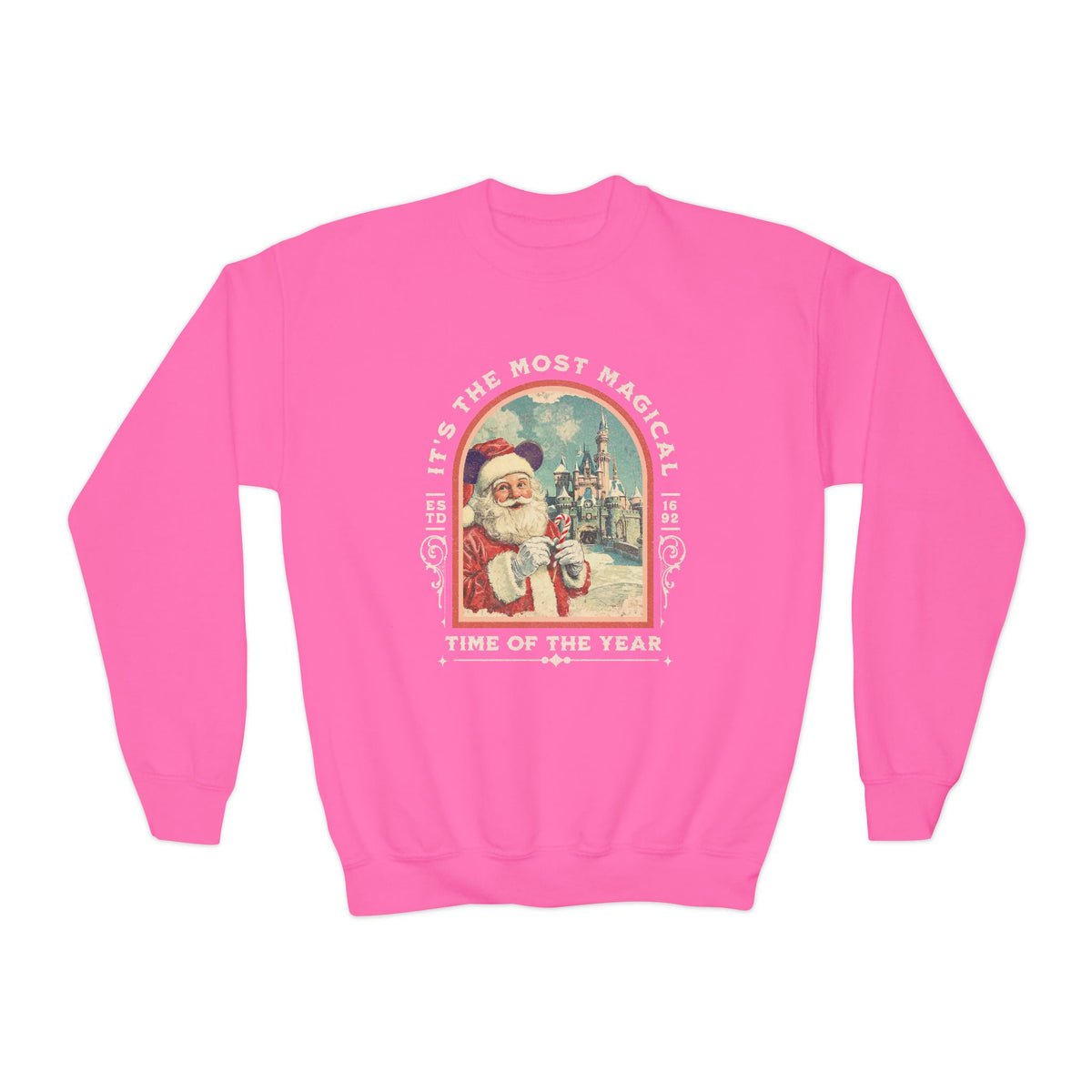 The Most Magical Time of the Year Gildan Youth Crewneck Sweatshirt