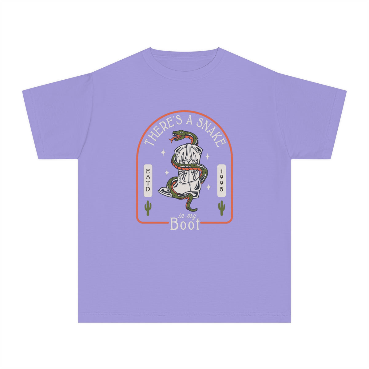 There's A Snake In My Boot Comfort Colors Youth Midweight Tee