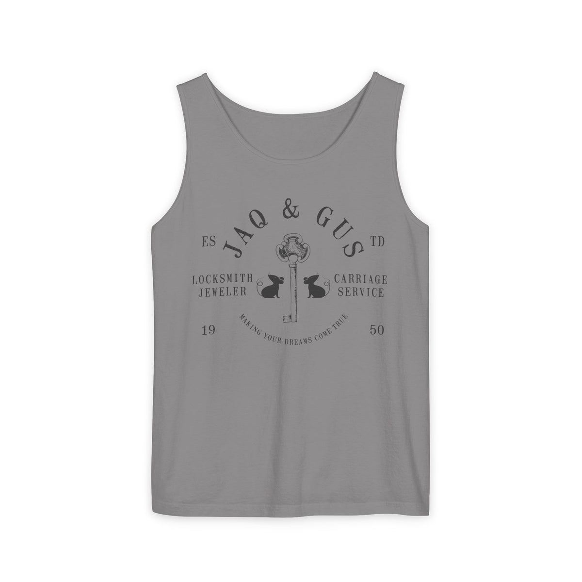 Jaq & Gus Locksmith Unisex Comfort Colors Garment-Dyed Tank Top