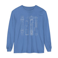 Lightsabers Comfort Colors Unisex Garment-dyed Long Sleeve T-Shirt