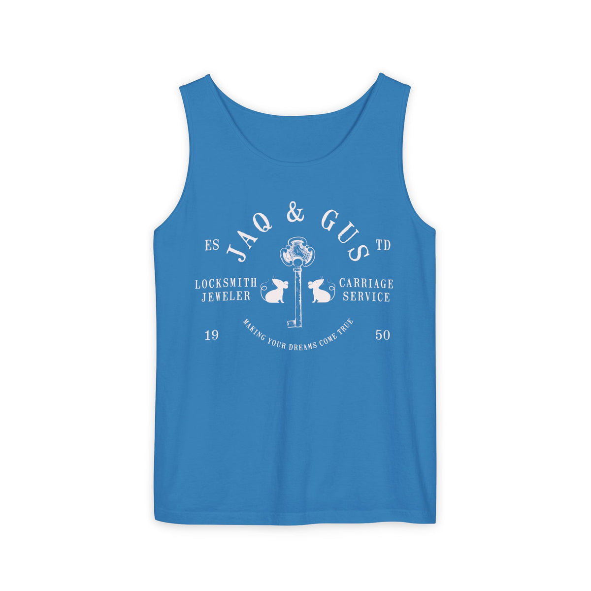Jaq & Gus Locksmith Unisex Comfort Colors Garment-Dyed Tank Top
