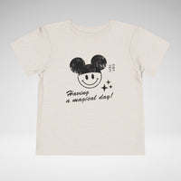 Having A Magical Day Toddler Bella Canvas Short Sleeve Tee