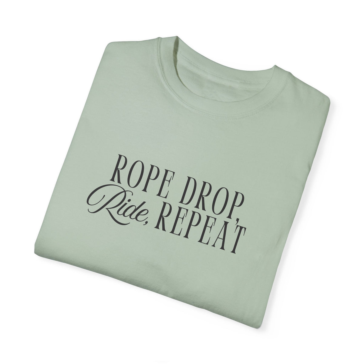 Rope Drop, Ride, Repeat Comfort Colors Unisex Garment-Dyed T-shirt