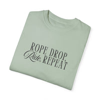 Rope Drop, Ride, Repeat Comfort Colors Unisex Garment-Dyed T-shirt