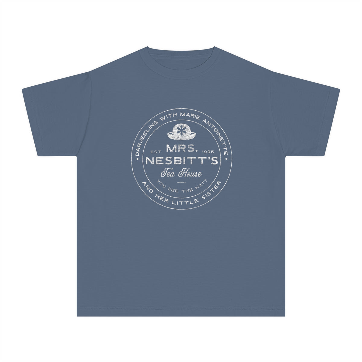 Mrs. Nesbitt’s Tea House Comfort Colors Youth Midweight Tee