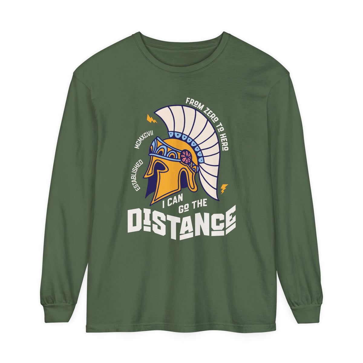 I Can Go The Distance Comfort Colors Unisex Garment-dyed Long Sleeve T-Shirt