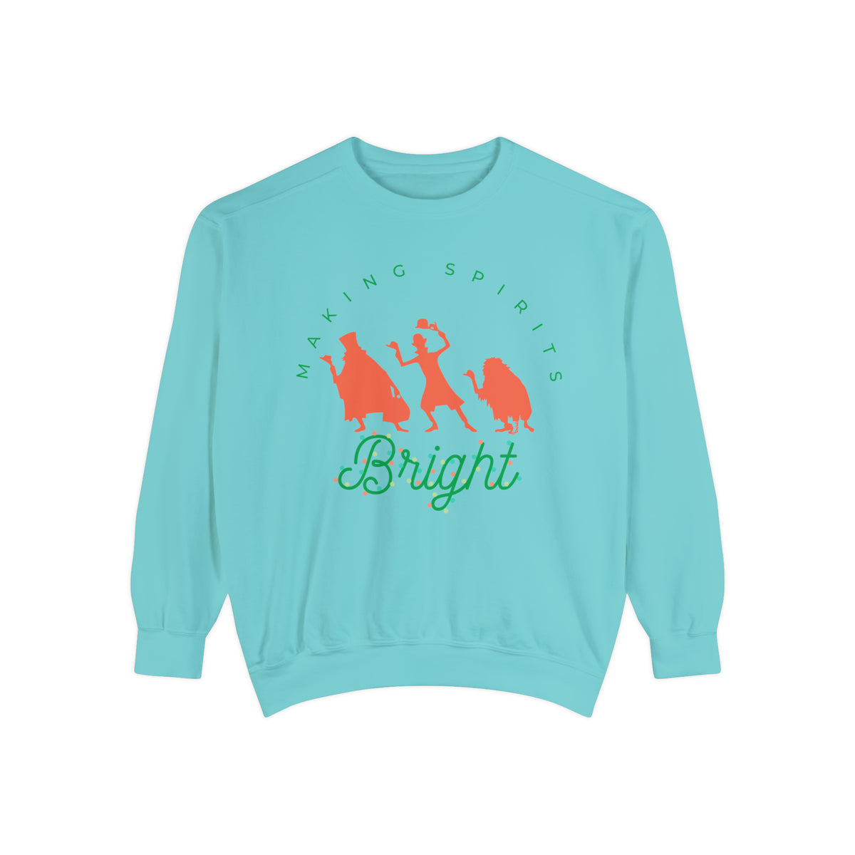 Making Spirits Bright Comfort Colors Unisex Garment-Dyed Sweatshirt