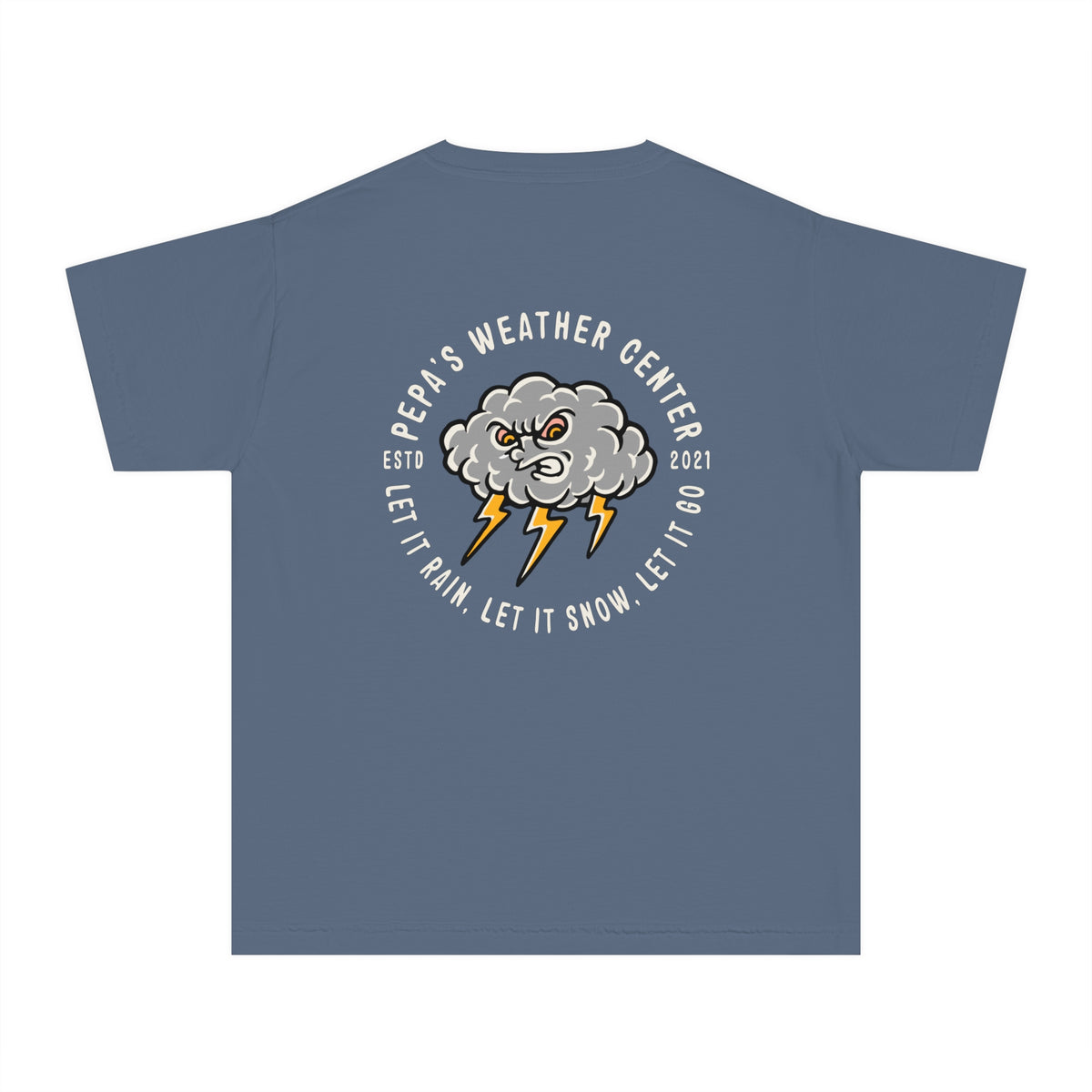 Pepa's Weather Center Comfort Colors Youth Midweight Tee