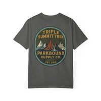Triple Summit Trek Comfort Colors Unisex Garment-Dyed T-shirt