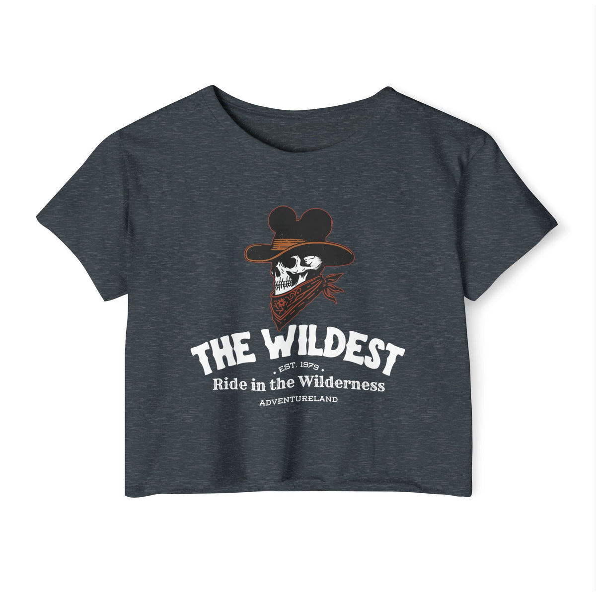 The Wildest Ride in the Wilderness Women's Festival Crop Top