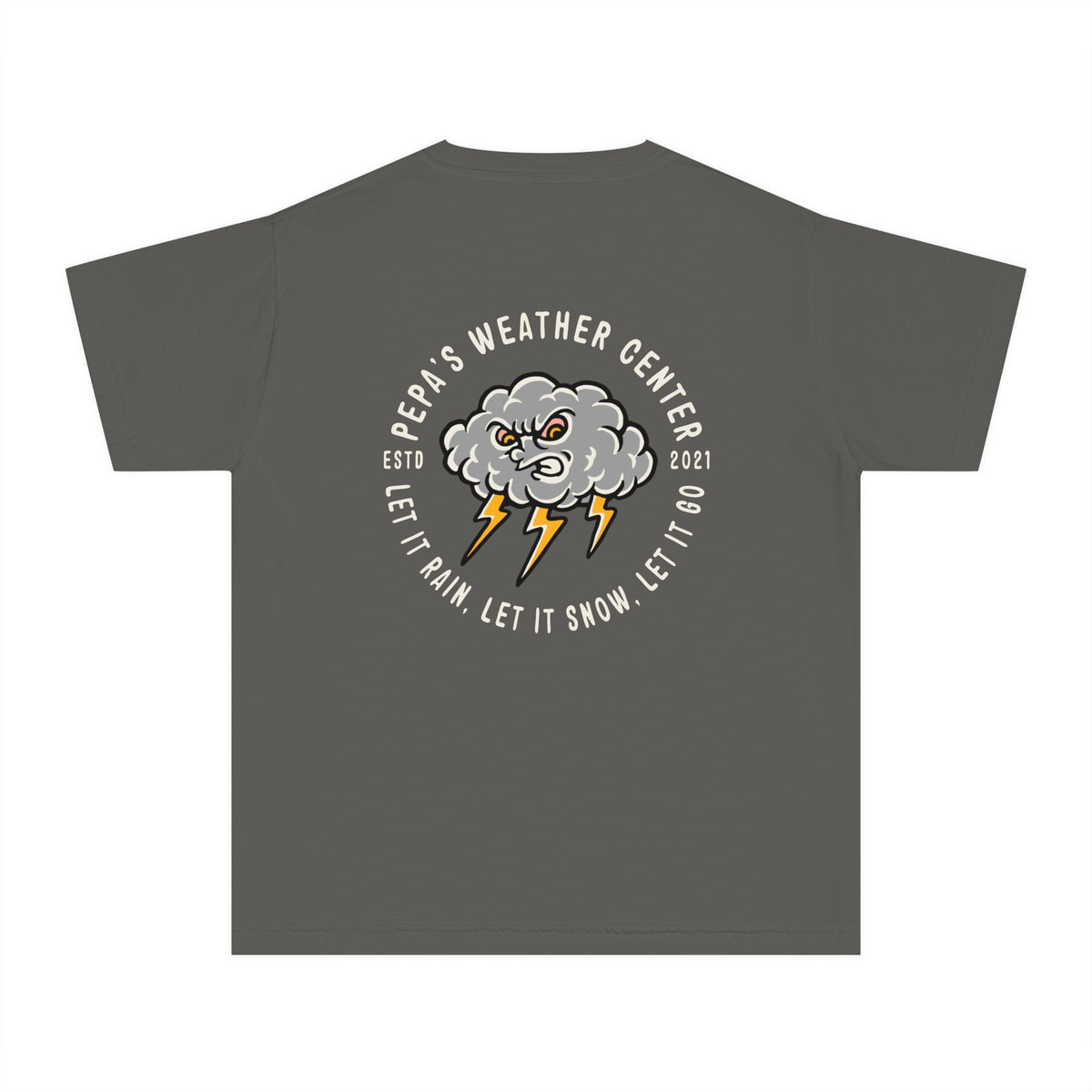Pepa's Weather Center Comfort Colors Youth Midweight Tee