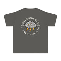 Pepa's Weather Center Comfort Colors Youth Midweight Tee