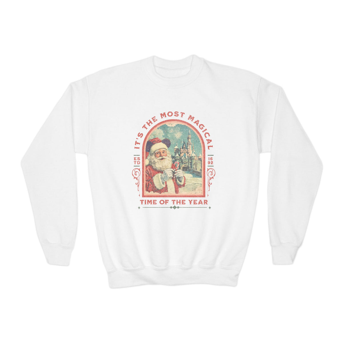 The Most Magical Time of the Year Gildan Youth Crewneck Sweatshirt
