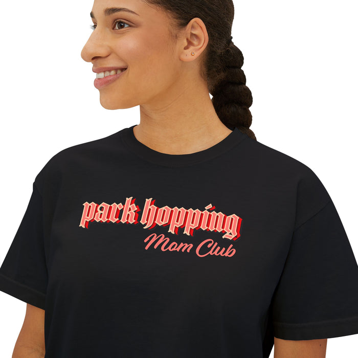 Park Hopping Mom Club Boxy Tee — Park Hopping Shirt for Moms