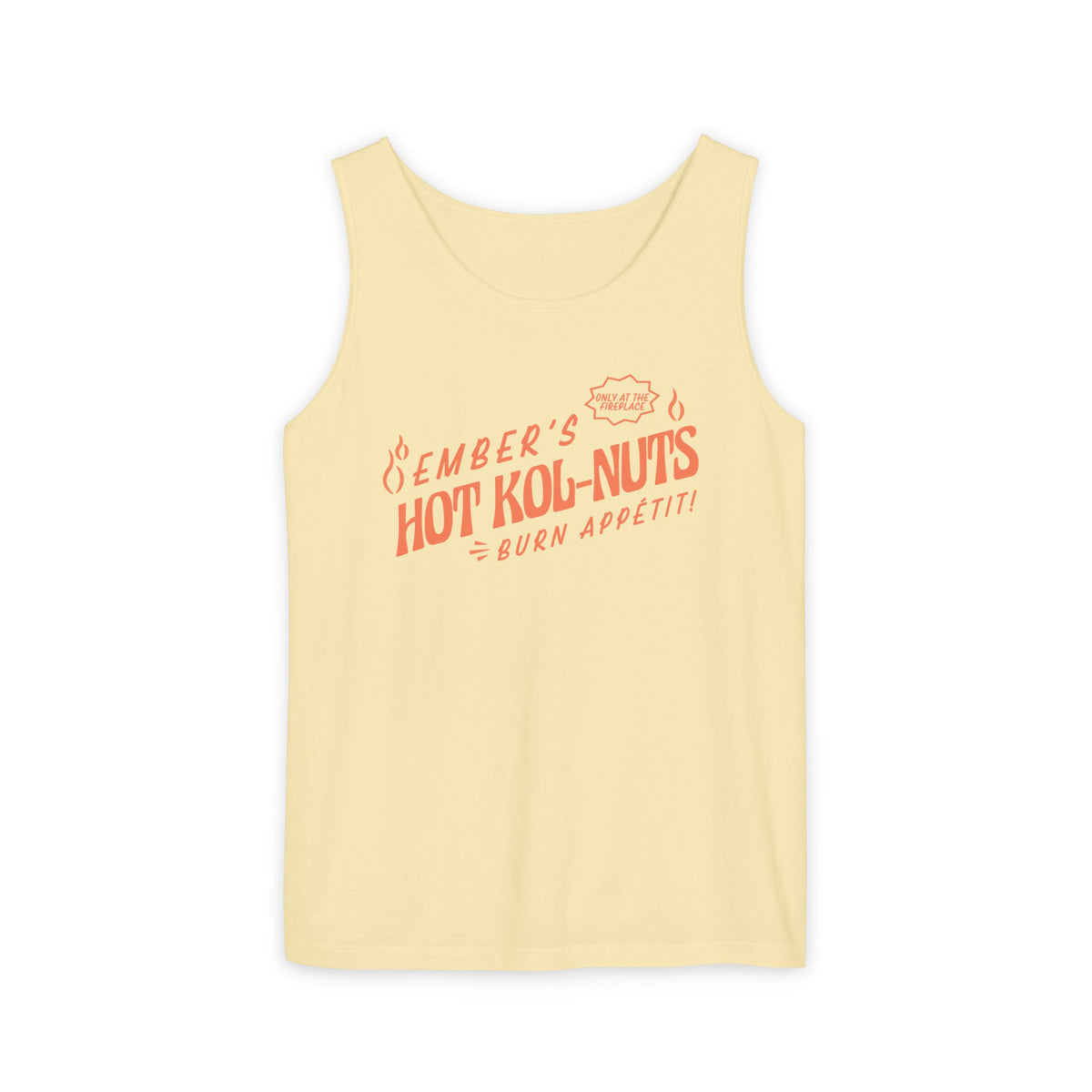 Ember's Hot Kol-Nuts Unisex Comfort Colors Garment-Dyed Tank Top