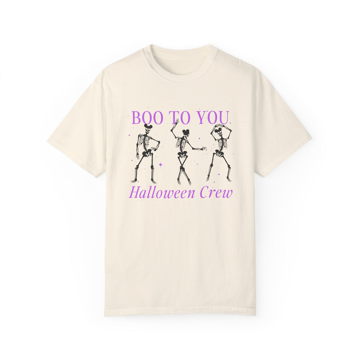 Boo To You Halloween Crew Comfort Colors Unisex Garment-Dyed T-shirt