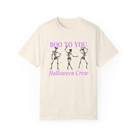 Boo To You Halloween Crew Comfort Colors Unisex Garment-Dyed T-shirt